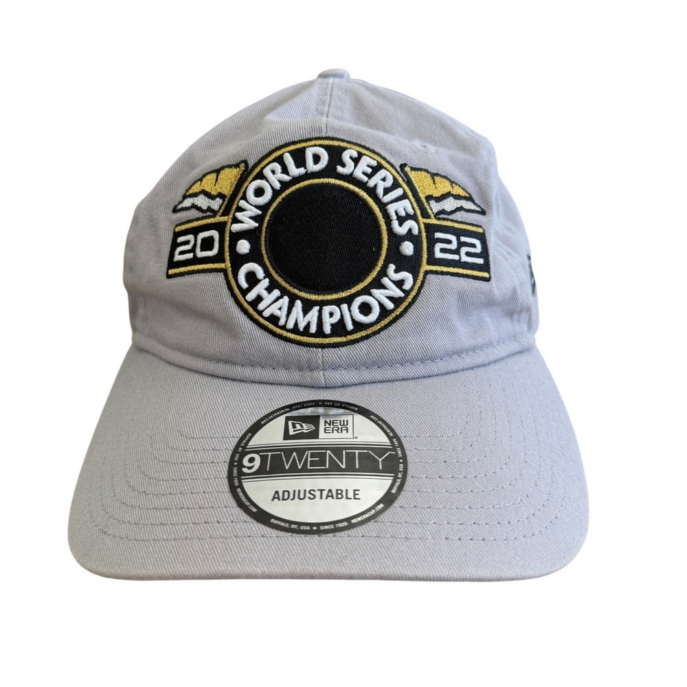 New Era 2022 World Series Champions Hat Mens OS Gray Baseball Sports Fanwear - Picture 1 of 8